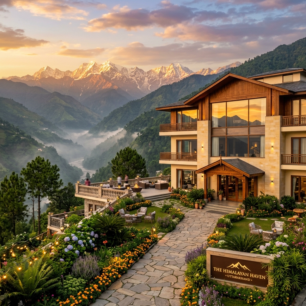 Rudra Stay Resort — Panoramic Mountain View